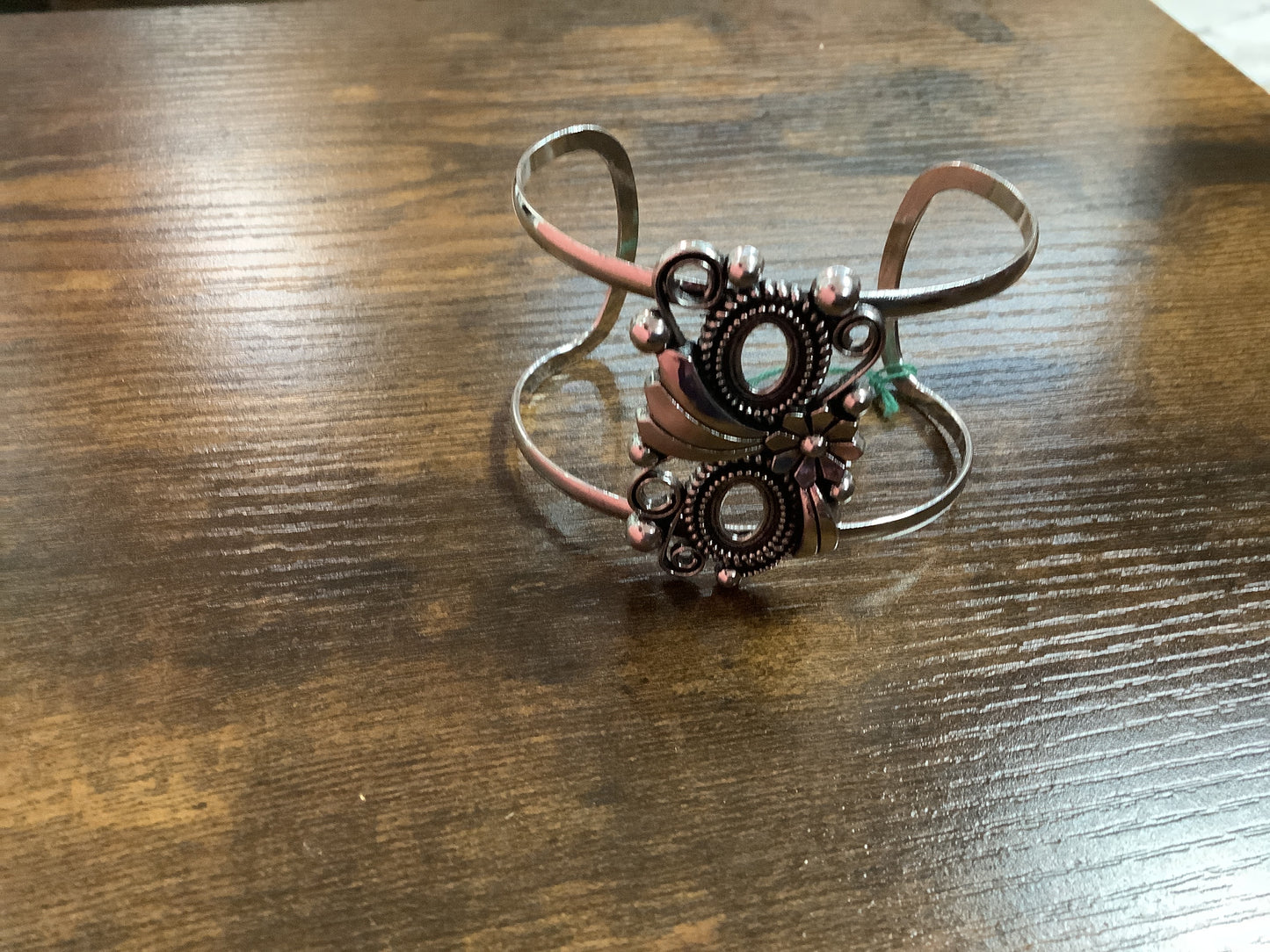 Silver Mask Bracelet