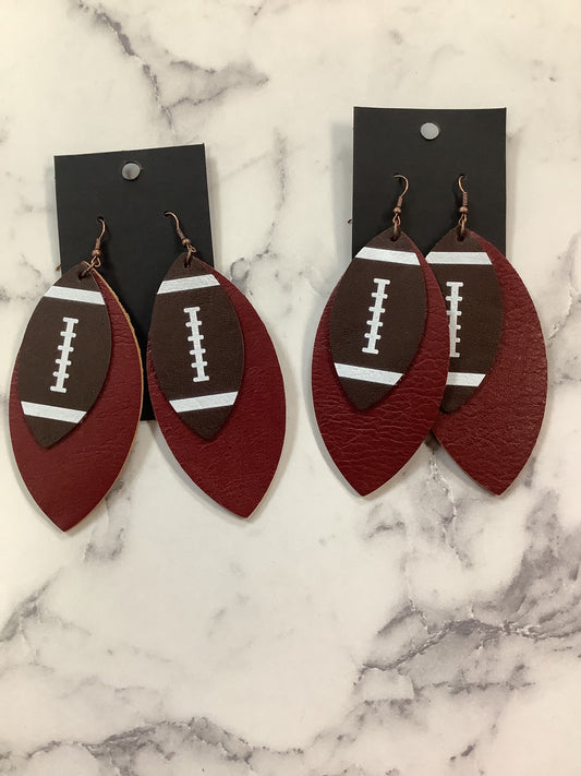 Football Earrings