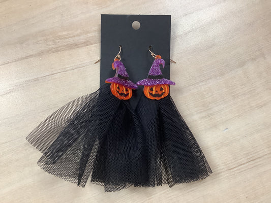 Pumpkin Skirt Earrings
