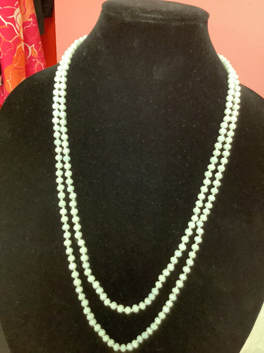 White Bead Necklace