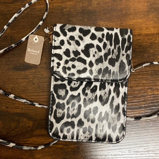 Cheetah Grey Crossbody Purse