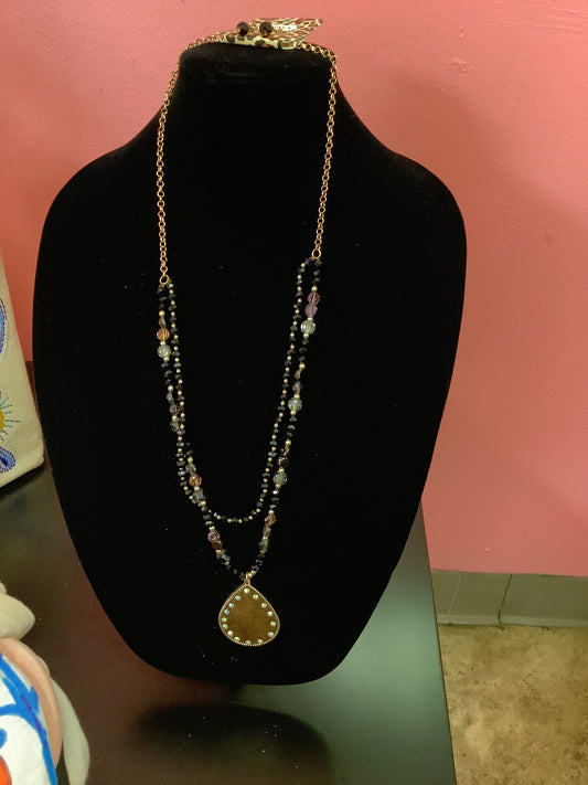 Double Strand  Necklace Set