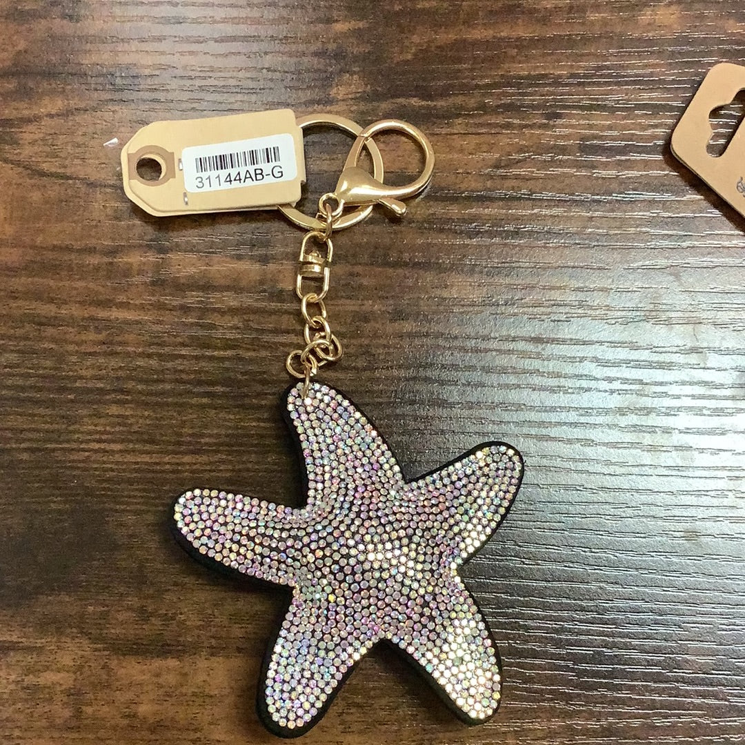Starfish keychain
