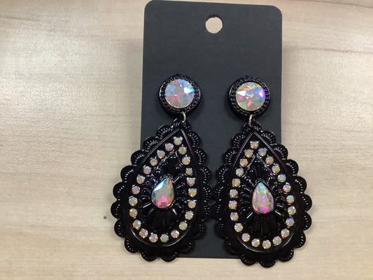 Black Western Earrings