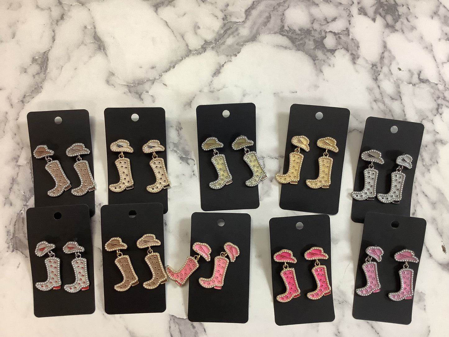 Boot and Hat Earrings
