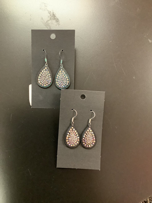Rustic Black Earrings