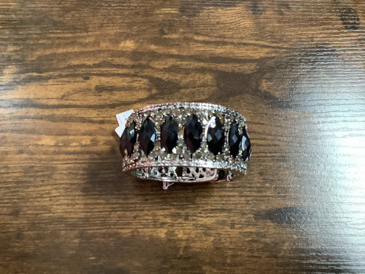 Silver and Black Bracelet