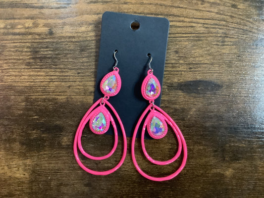 Fuchsia Dangle Earrings