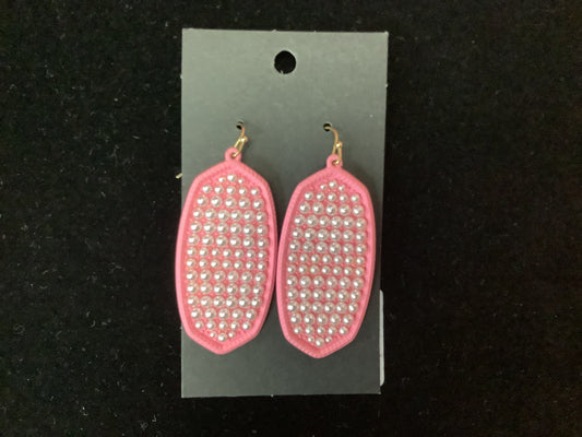 Pink Pearl Earrings