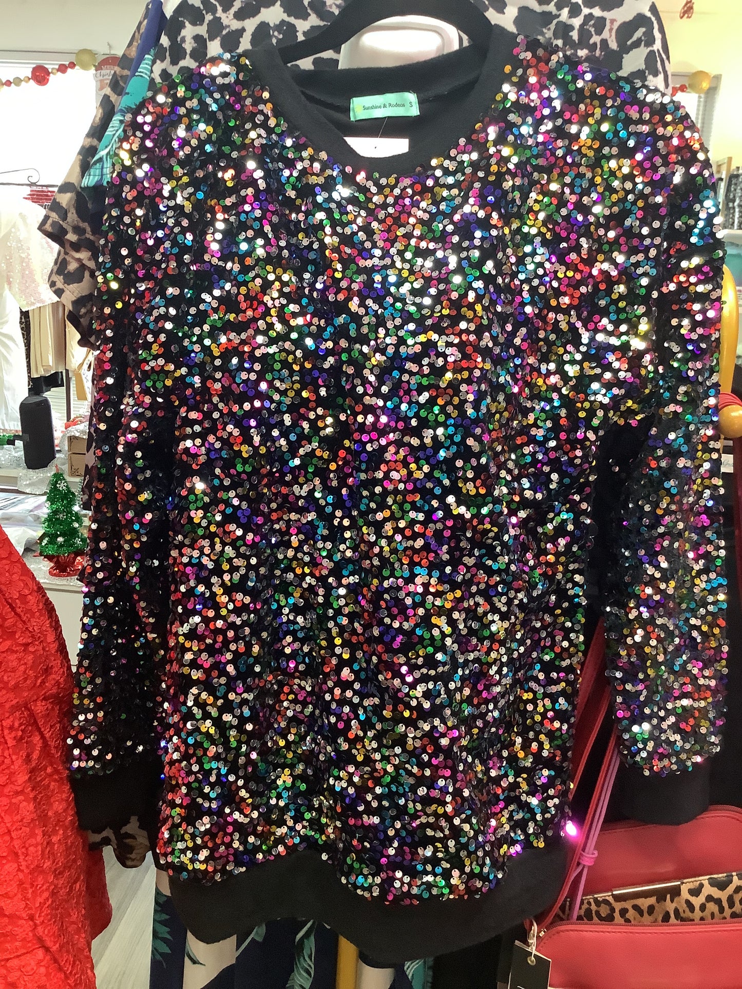 Colorful Sequins Sweater