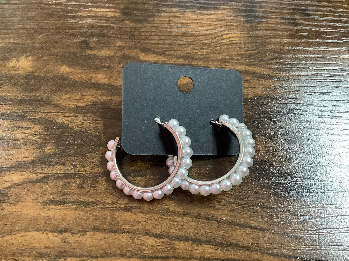Pearl Hoop Earrings