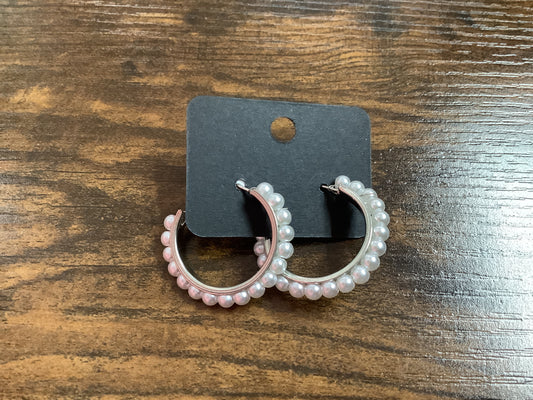 Pearl Hoop Earrings