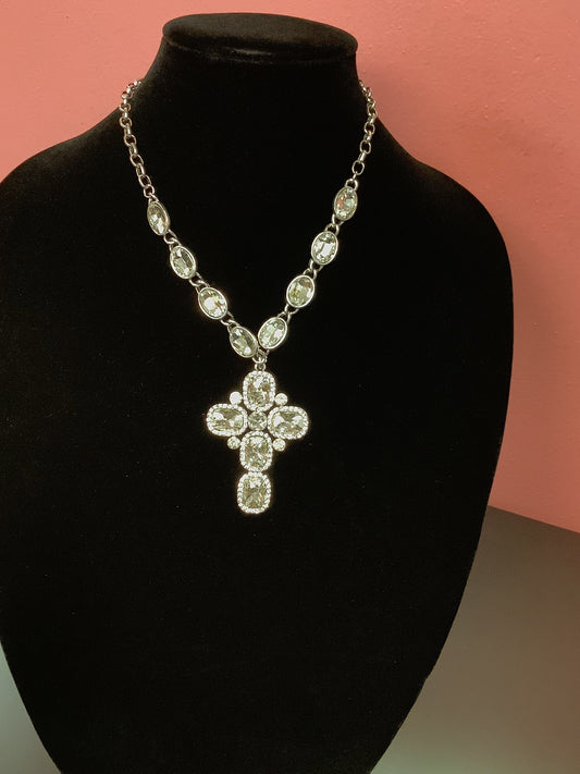 Silver Cross Necklace
