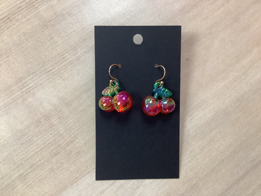 Cherry Acrylic Earrings