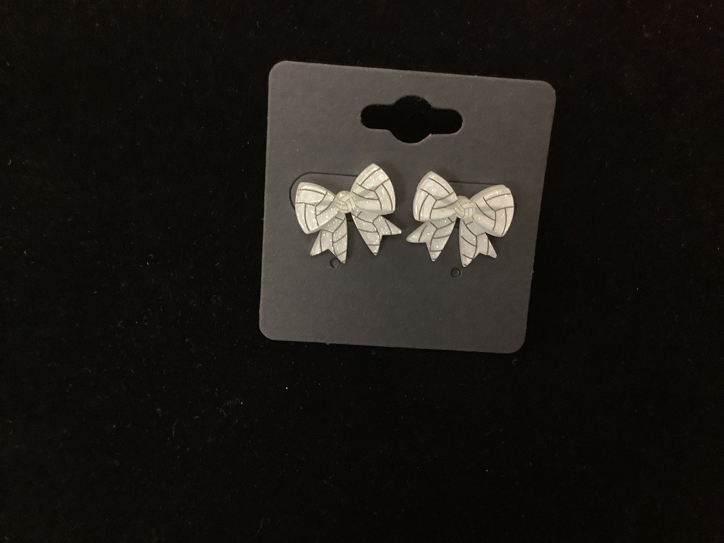 Volleyball Bow Earrings
