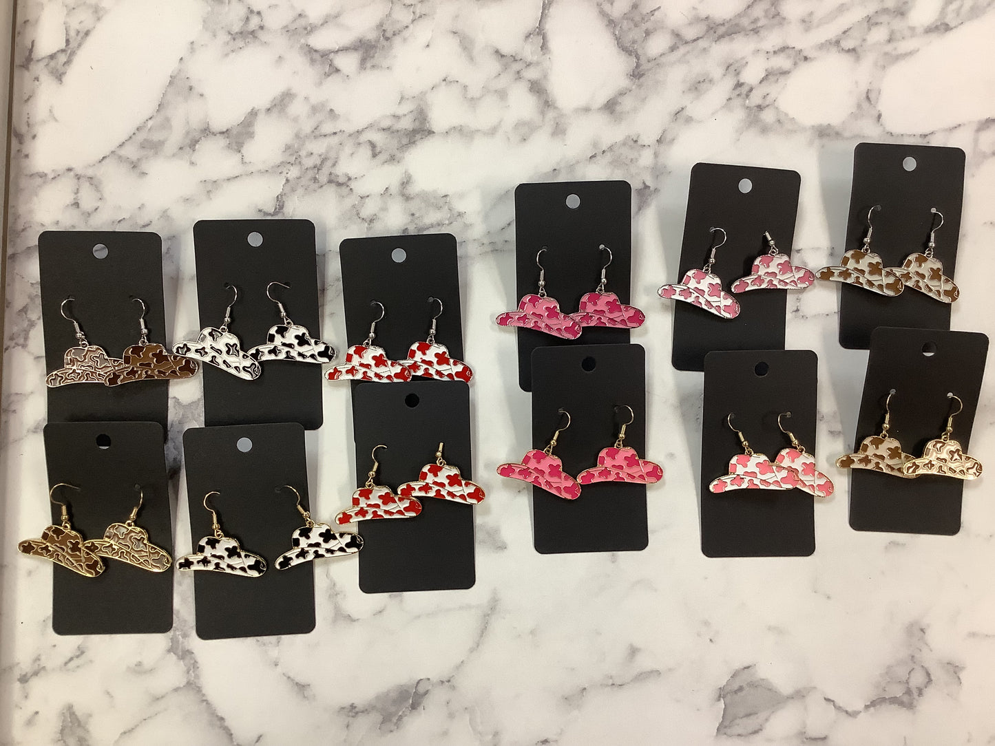 Cowgirl Hat Earrings