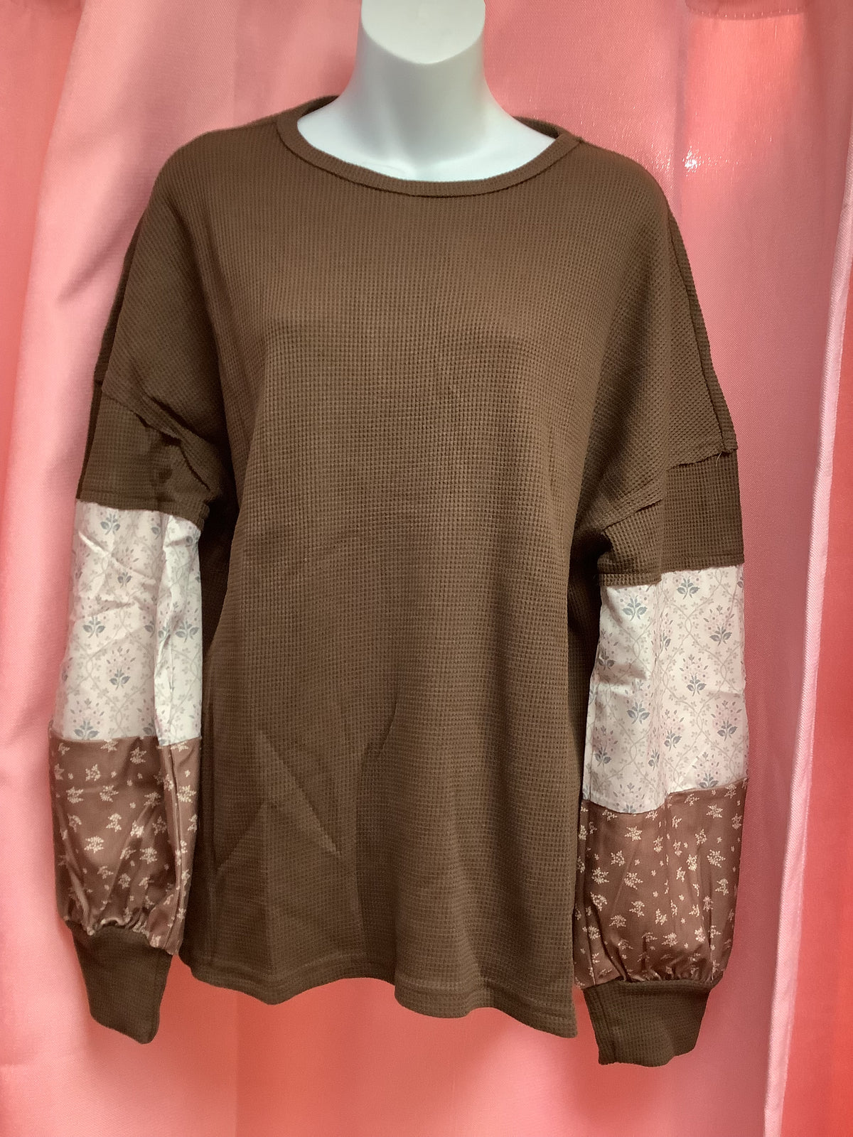 Brown Printed Sleeve