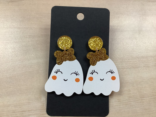 Girl Ghost Earrings