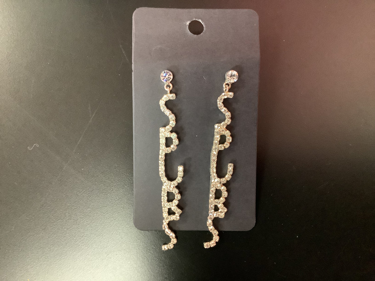 Rhinestone Spurs Earrings