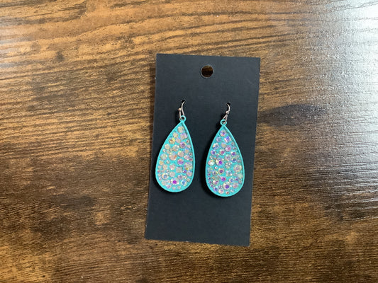 Oval Turquoise Earrings