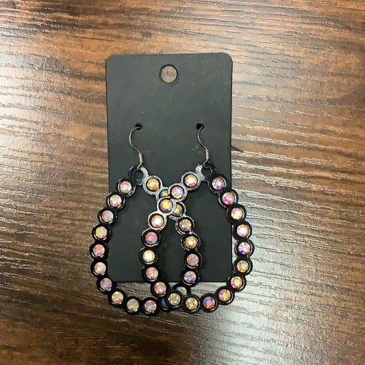 Black Bling Earring