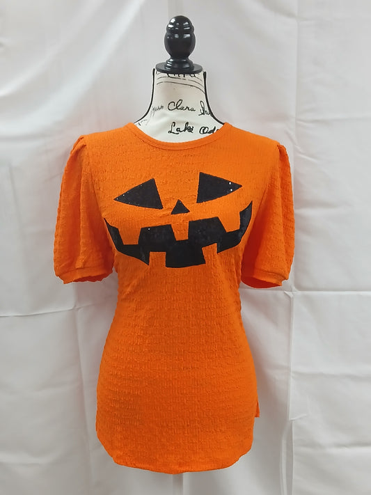 Halloween Pumpkin Blouse