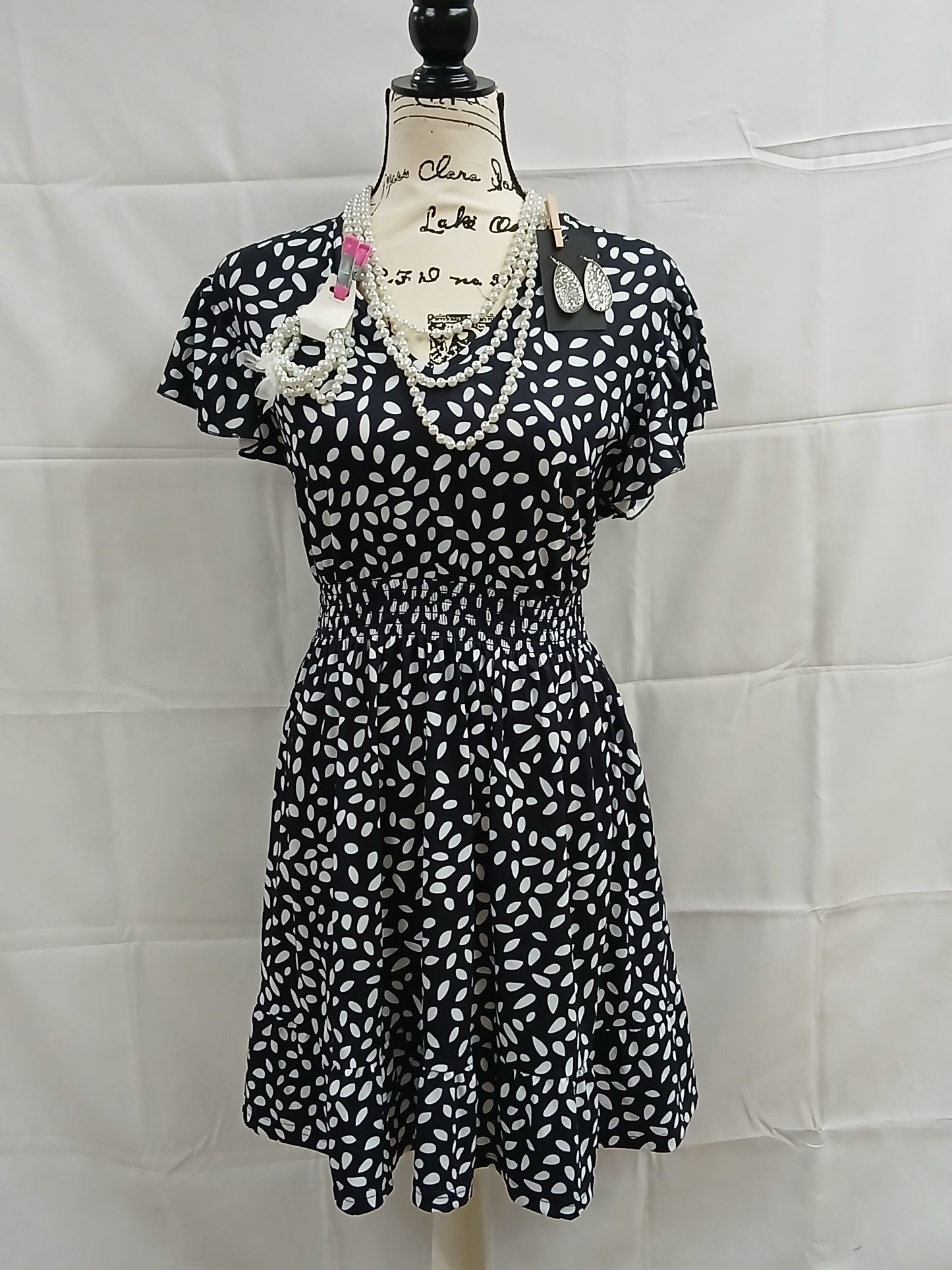 Black and White Dress