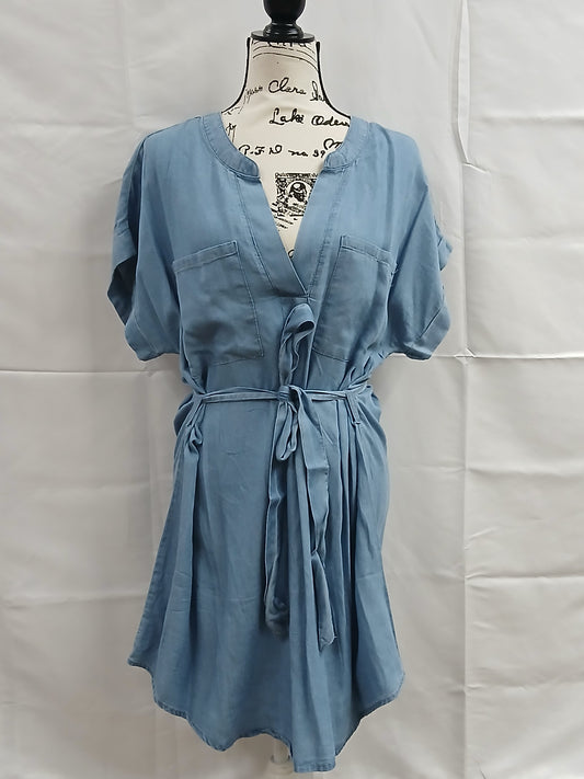 Blue Denim look Dress