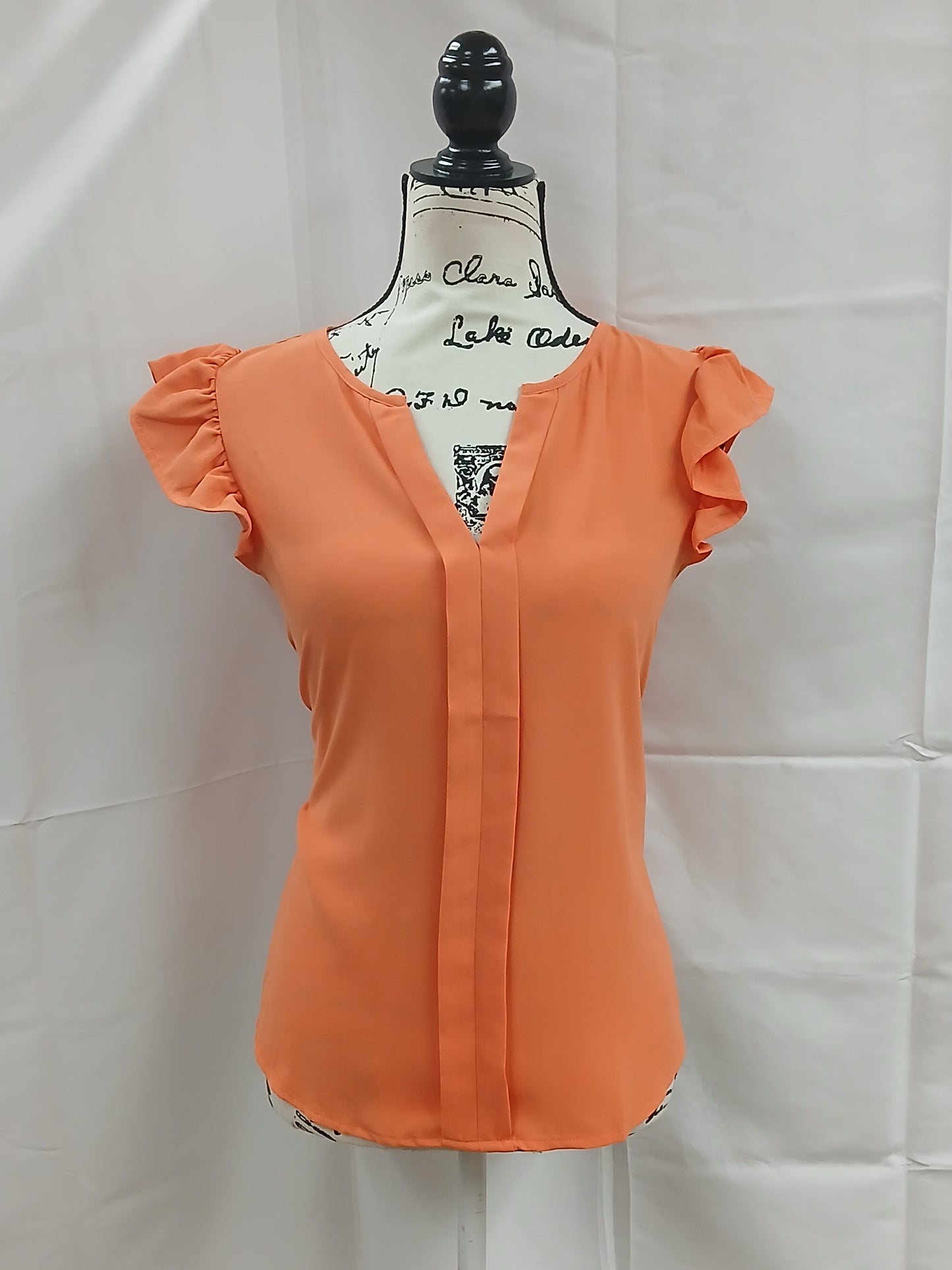 Ruffle Sleeve Blouse
